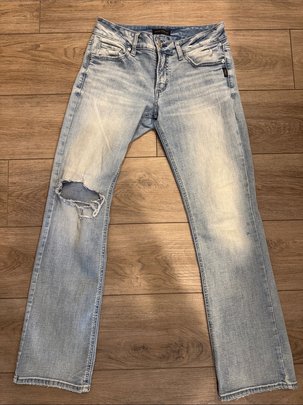 Silver Jeans Britt Slim Boot Blue size 28x31 Jeans